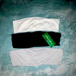 Pack of 3 SHEIN tube tops